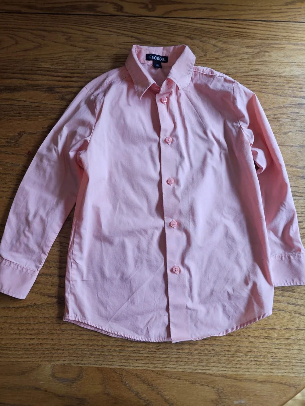 Lot of 3 Kids Button Down Shirts Size 6-7 Old Navy George Wonder Nation